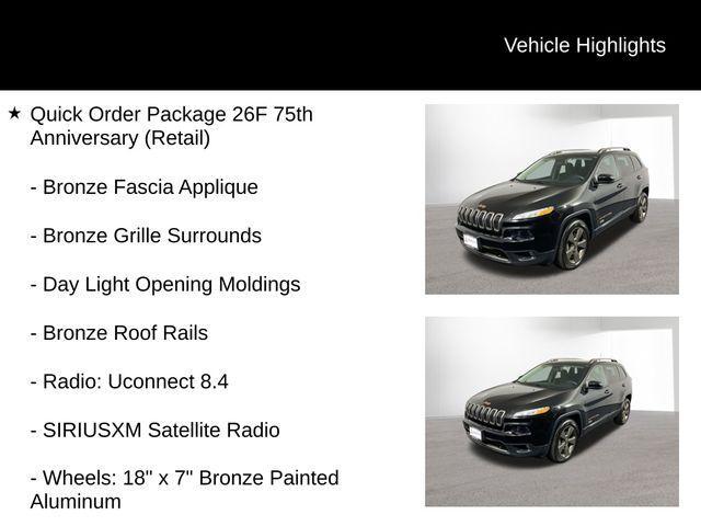 used 2016 Jeep Cherokee car, priced at $15,500