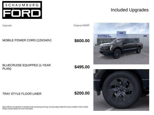 new 2025 Ford F-150 Lightning car, priced at $64,073