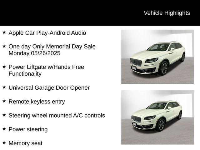 used 2020 Lincoln Nautilus car, priced at $22,130