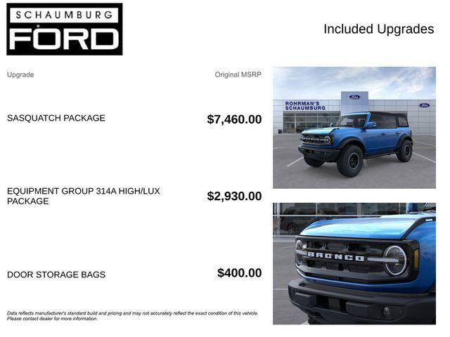 new 2024 Ford Bronco car, priced at $48,900