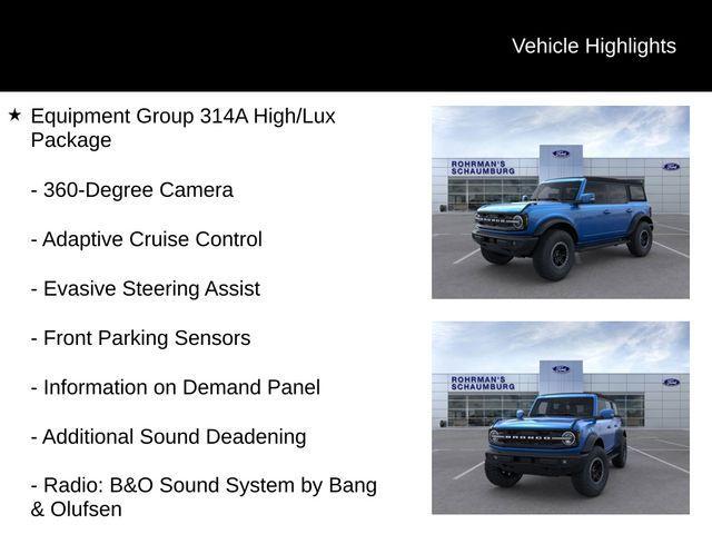 new 2024 Ford Bronco car, priced at $53,020