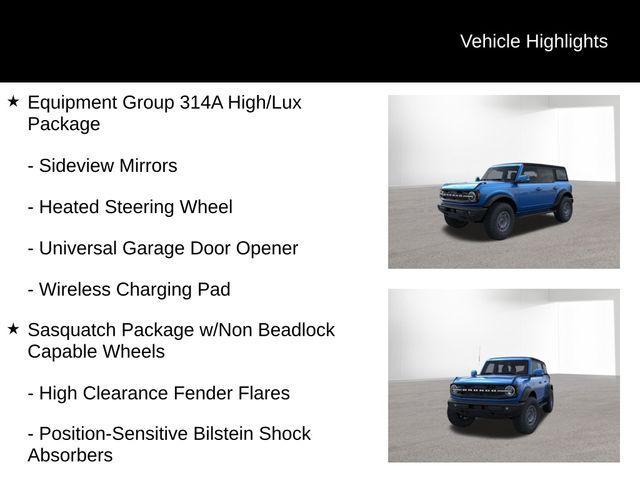 new 2024 Ford Bronco car, priced at $51,775