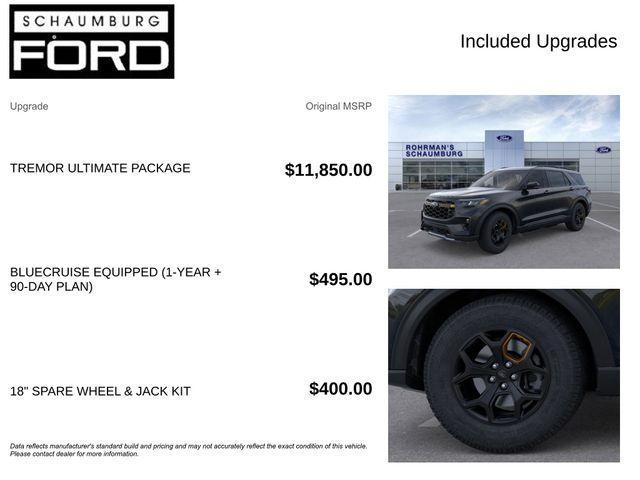 new 2026 Ford Explorer car, priced at $61,647