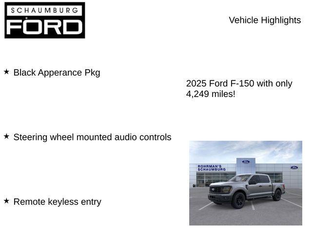 new 2025 Ford F-150 car, priced at $52,322