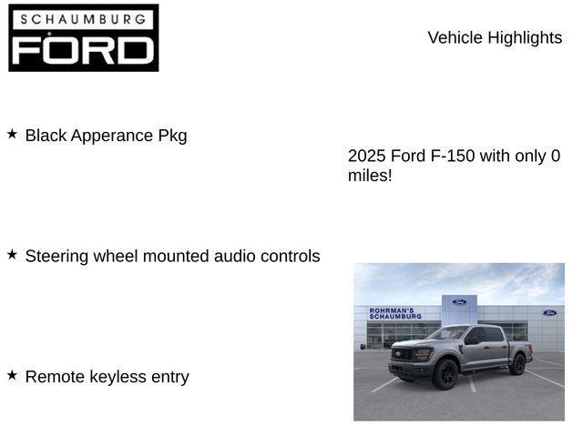 new 2025 Ford F-150 car, priced at $52,322