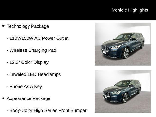 used 2020 Lincoln Corsair car, priced at $22,466