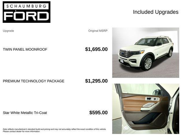 used 2021 Ford Explorer car, priced at $32,500