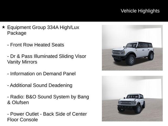 new 2024 Ford Bronco car, priced at $53,816