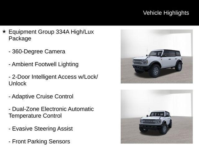 new 2024 Ford Bronco car, priced at $53,816