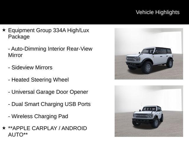 new 2024 Ford Bronco car, priced at $53,816