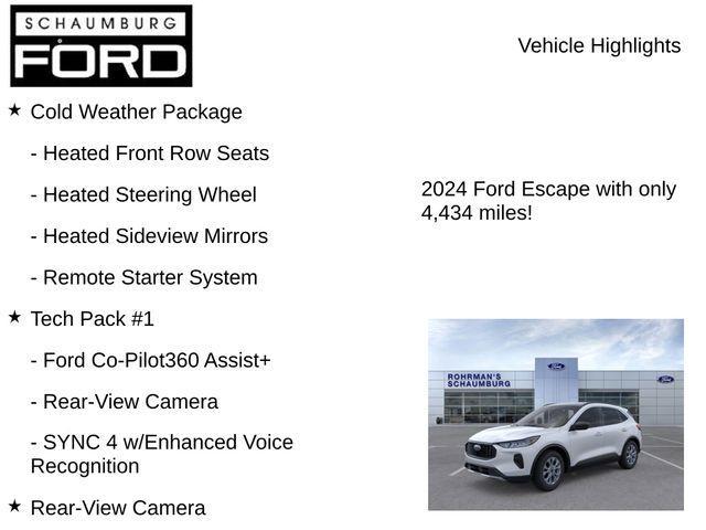 new 2024 Ford Escape car, priced at $25,999