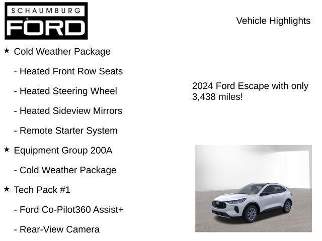new 2024 Ford Escape car, priced at $25,943