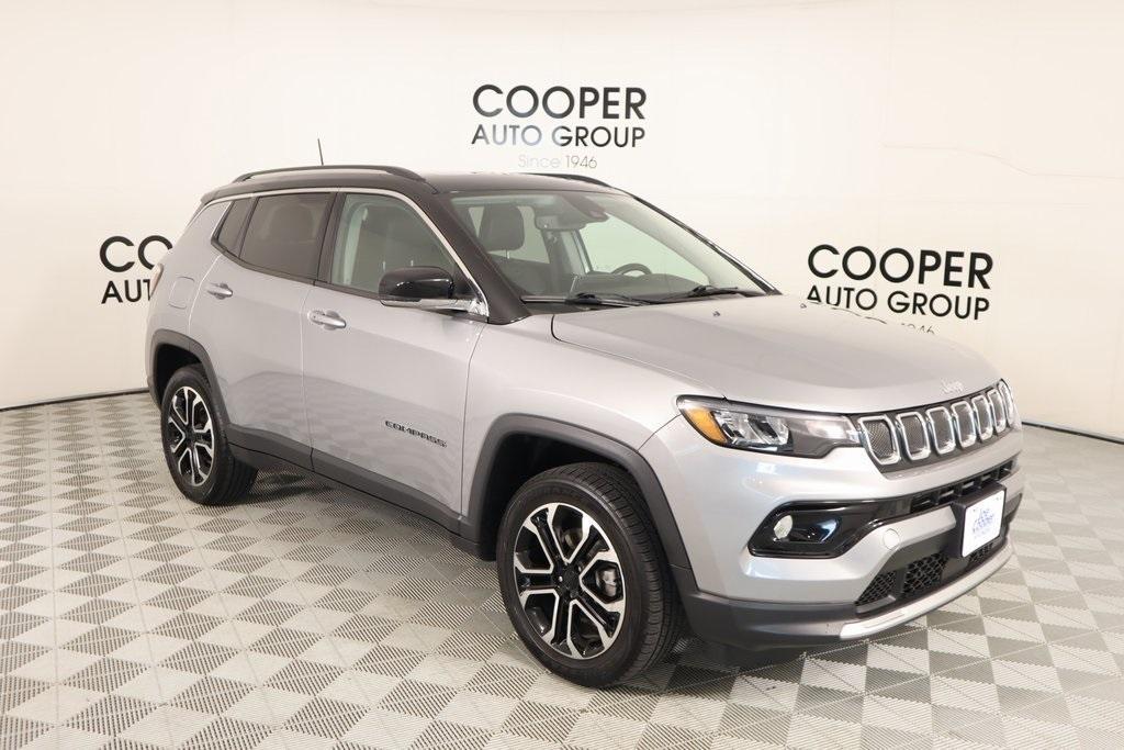 used 2022 Jeep Compass car, priced at $21,859