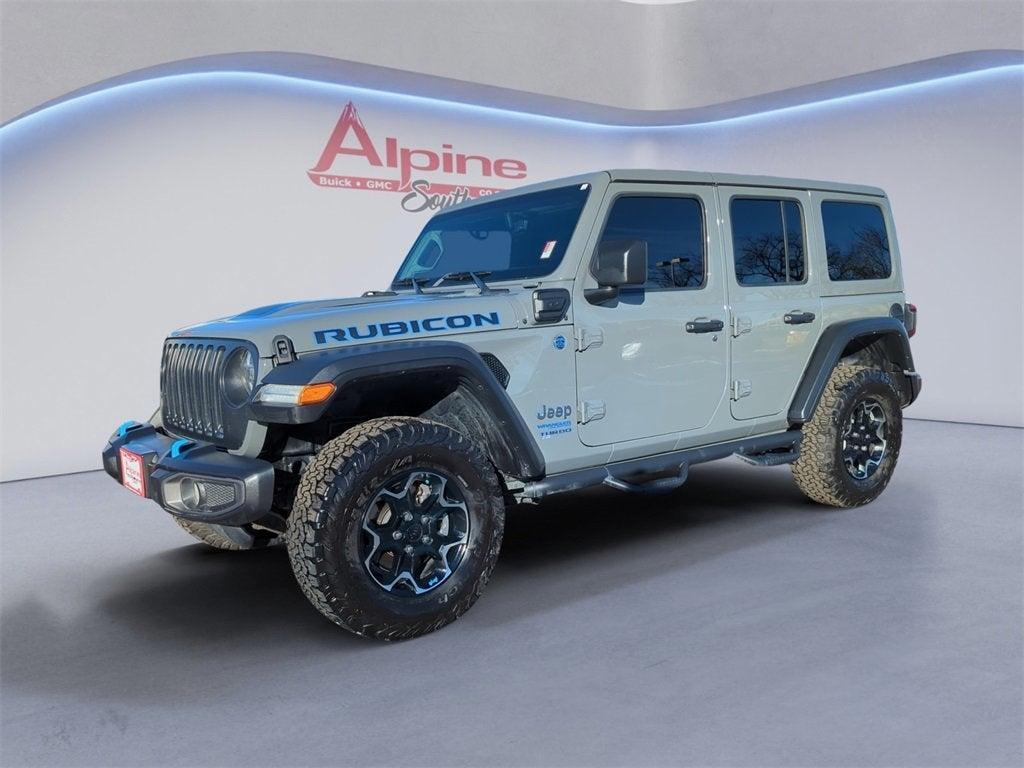 used 2022 Jeep Wrangler Unlimited 4xe car, priced at $29,725