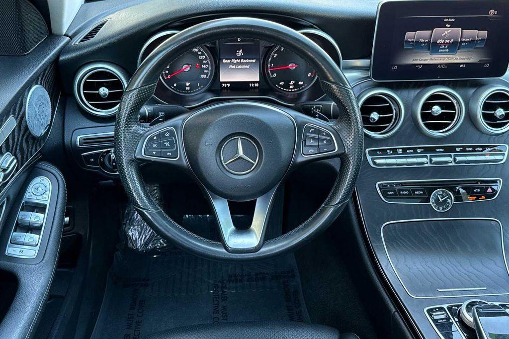 used 2015 Mercedes-Benz C-Class car, priced at $17,500