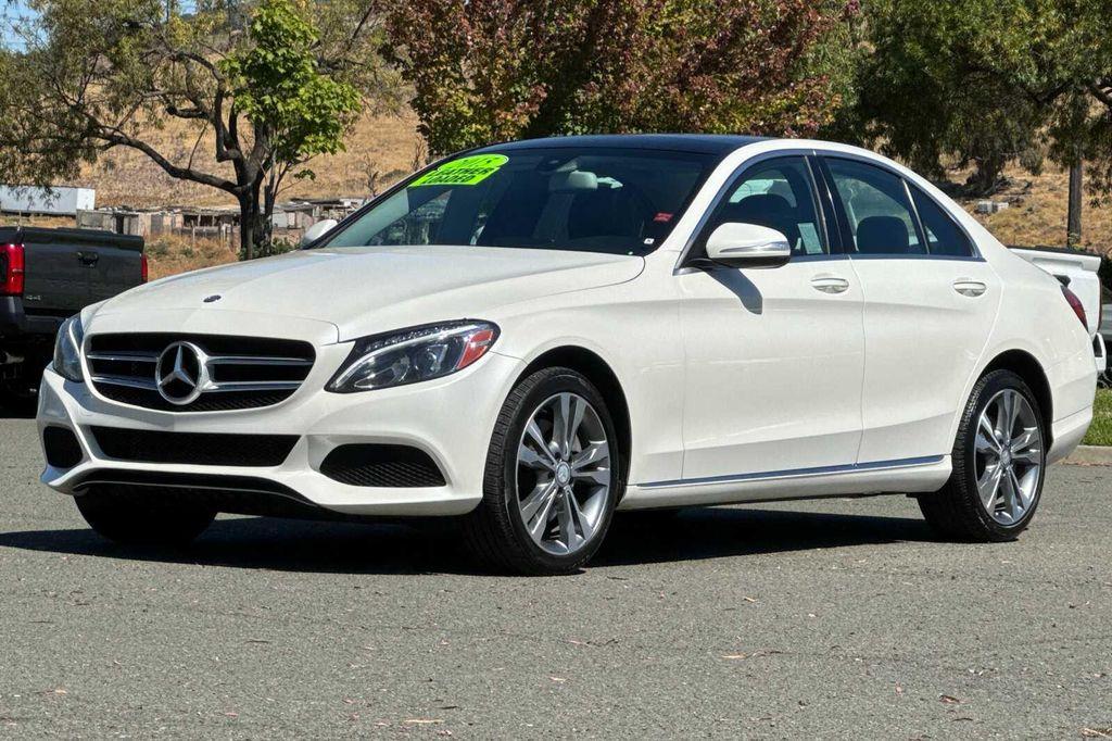 used 2015 Mercedes-Benz C-Class car, priced at $17,500