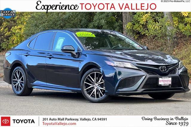 used 2021 Toyota Camry car, priced at $27,500