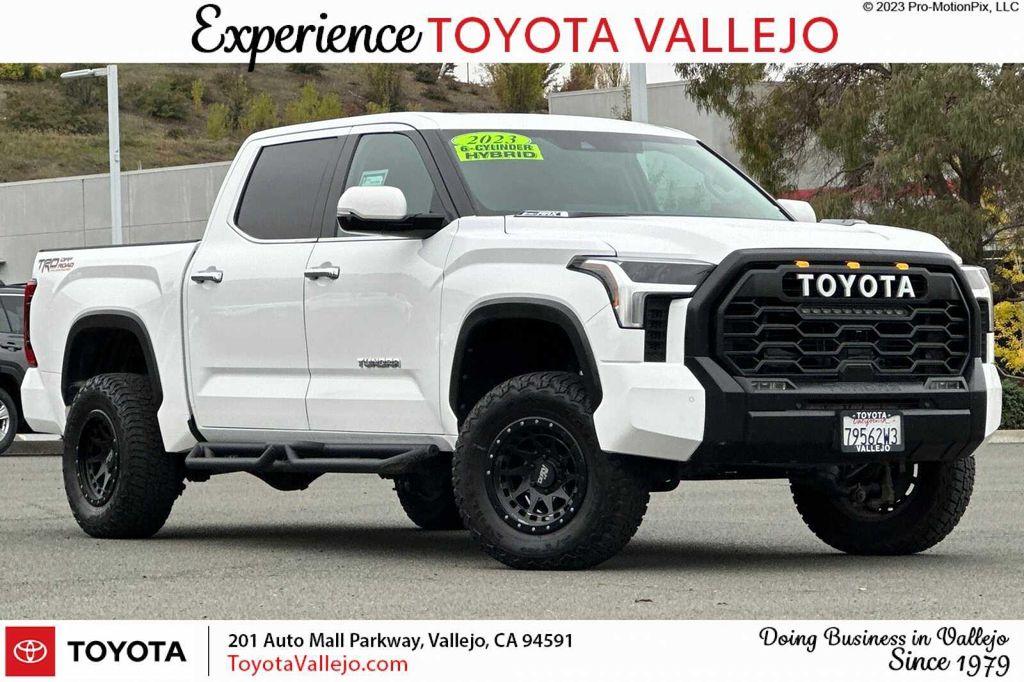 used 2023 Toyota Tundra Hybrid car, priced at $49,000
