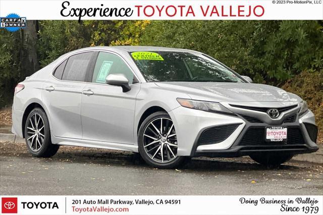 used 2021 Toyota Camry car, priced at $27,000