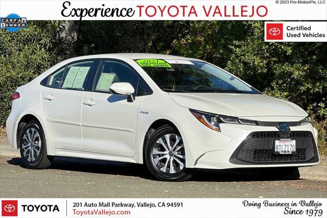 used 2021 Toyota Corolla Hybrid car, priced at $23,500