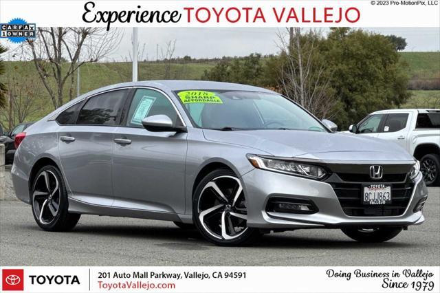 used 2018 Honda Accord car, priced at $17,500