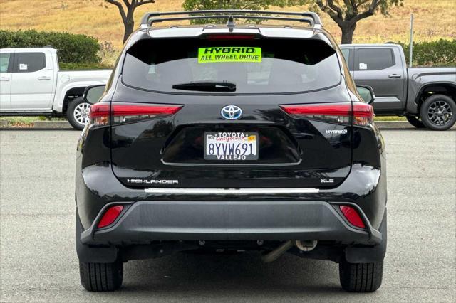 used 2022 Toyota Highlander Hybrid car, priced at $44,500