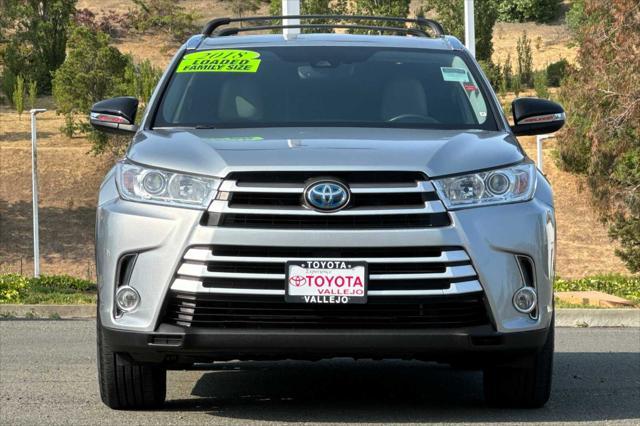 used 2018 Toyota Highlander Hybrid car, priced at $24,000