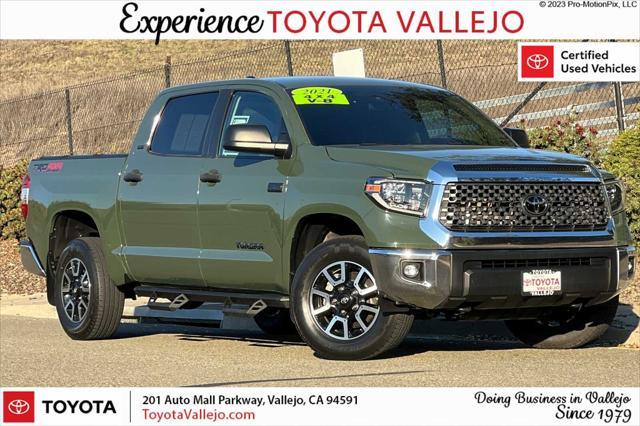 used 2021 Toyota Tundra car, priced at $49,500