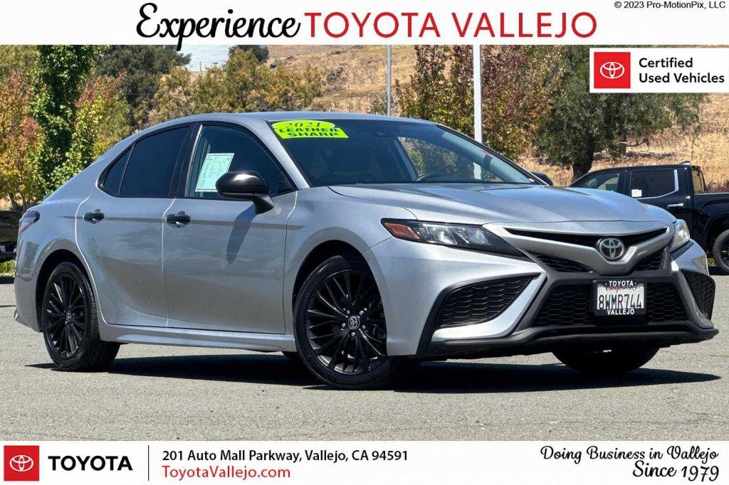 used 2021 Toyota Camry car, priced at $26,500