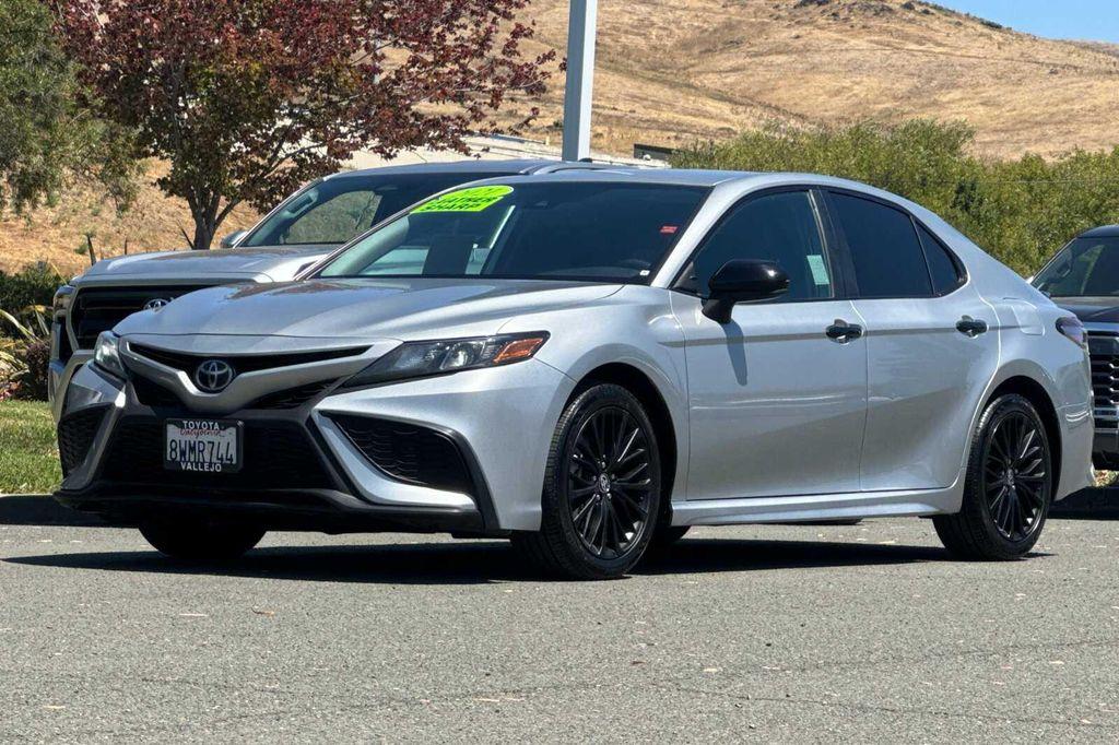 used 2021 Toyota Camry car, priced at $26,500