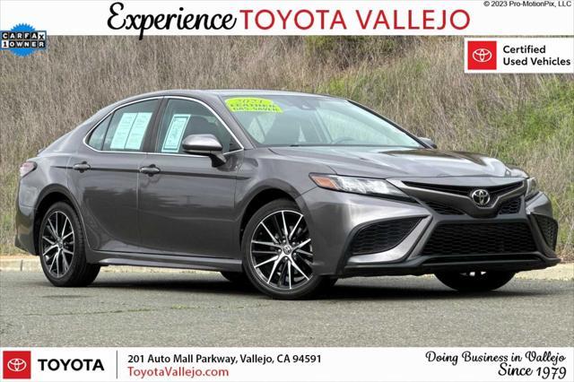 used 2021 Toyota Camry car, priced at $25,000