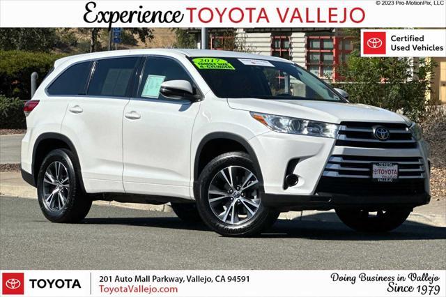 used 2017 Toyota Highlander car, priced at $22,500