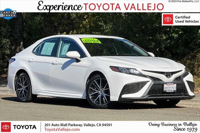 used 2021 Toyota Camry car, priced at $23,000