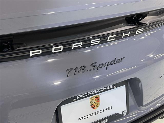 used 2022 Porsche 718 Spyder car, priced at $131,577
