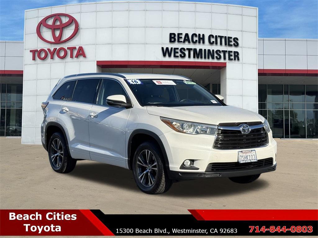 used 2016 Toyota Highlander car, priced at $17,968