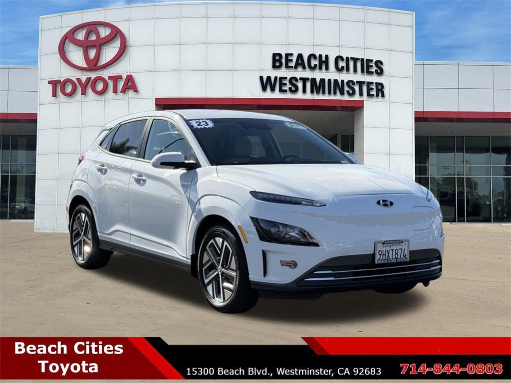 used 2023 Hyundai Kona EV car, priced at $17,829