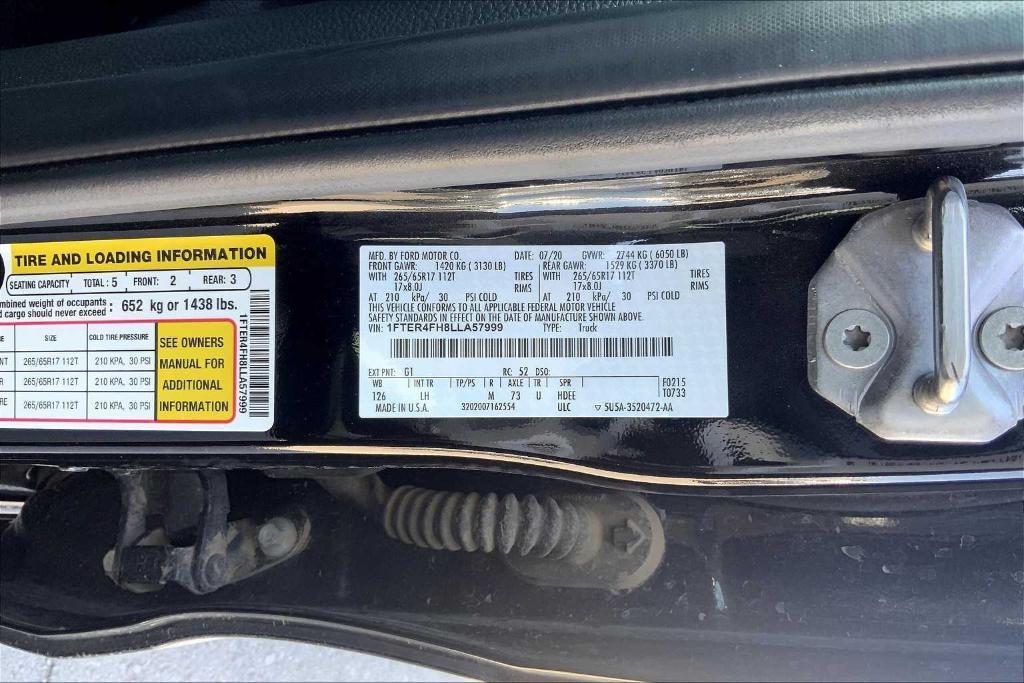 used 2020 Ford Ranger car, priced at $29,938