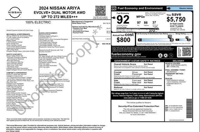 used 2024 Nissan ARIYA car, priced at $30,888