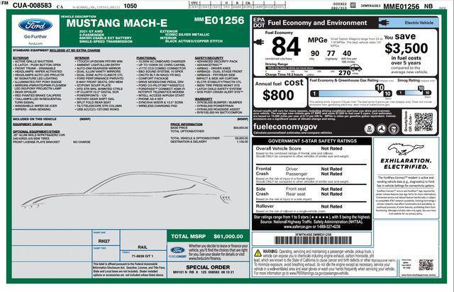 used 2021 Ford Mustang Mach-E car, priced at $27,777