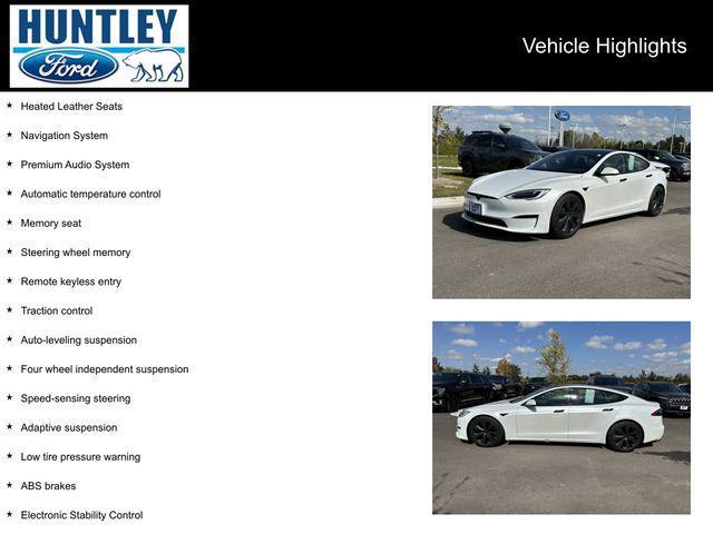 used 2021 Tesla Model S car, priced at $42,942