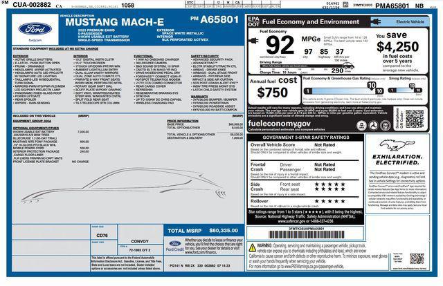 used 2023 Ford Mustang Mach-E car, priced at $29,929