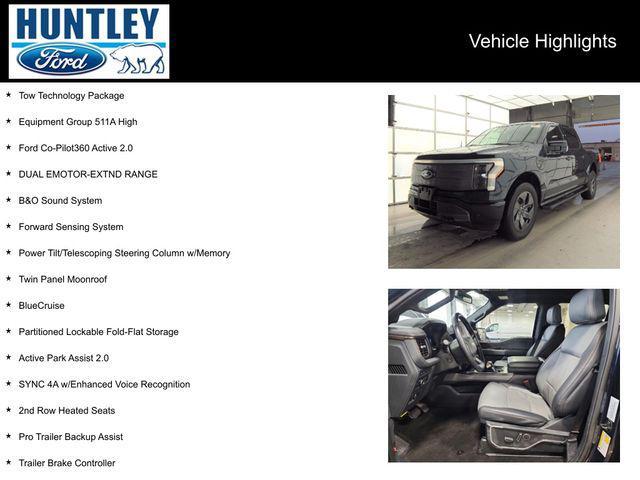 used 2022 Ford F-150 Lightning car, priced at $39,939