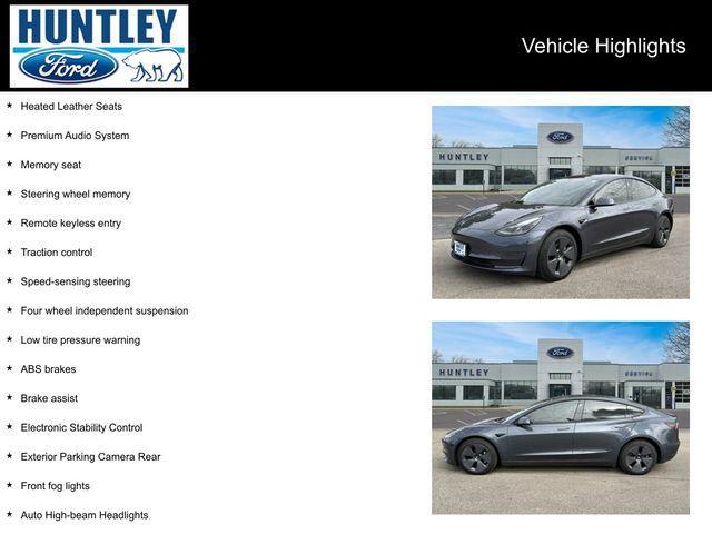 used 2022 Tesla Model 3 car, priced at $28,888