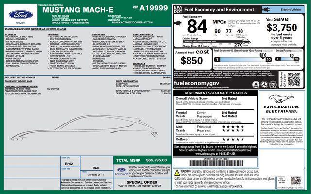 used 2023 Ford Mustang Mach-E car, priced at $29,888