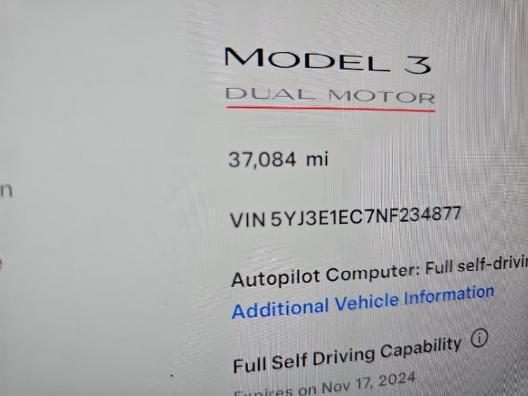 used 2022 Tesla Model 3 car, priced at $28,888