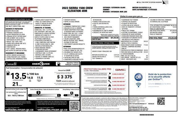 used 2023 GMC Sierra 1500 car, priced at $46,888
