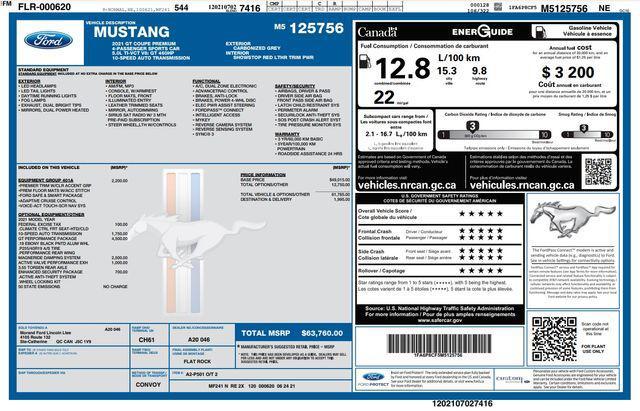 used 2021 Ford Mustang car, priced at $35,935