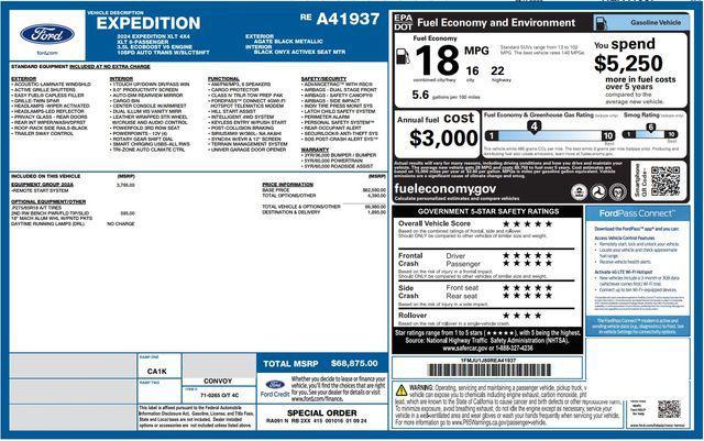 used 2024 Ford Expedition car, priced at $49,888
