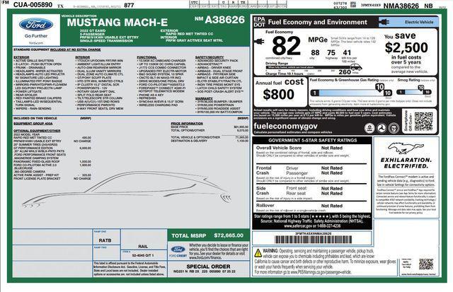 used 2022 Ford Mustang Mach-E car, priced at $30,772