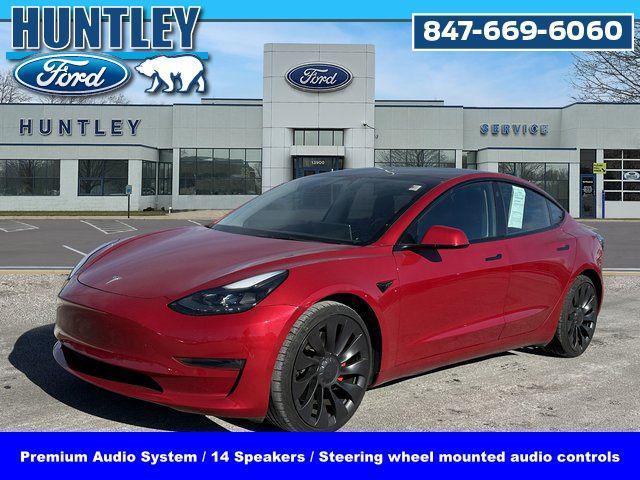 used 2022 Tesla Model 3 car, priced at $28,888